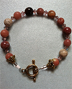 bloodstone garnet bracelet